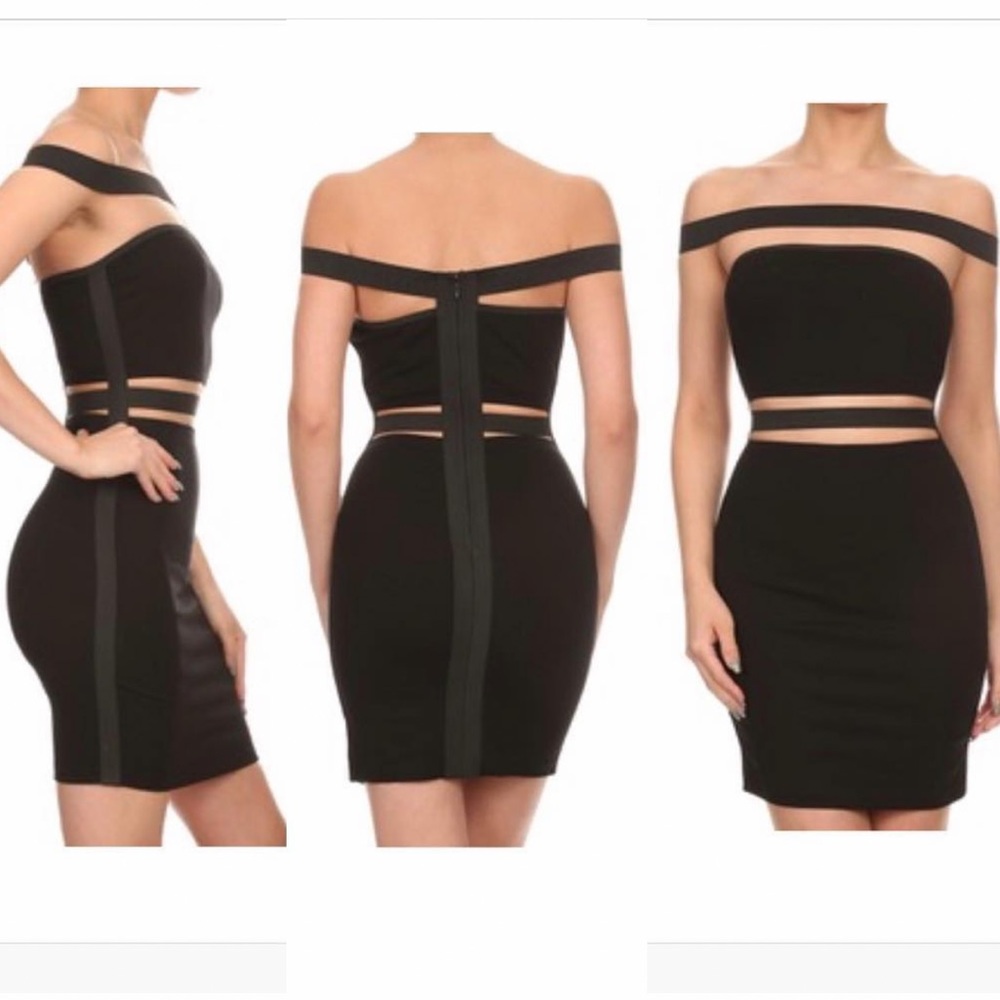 Black Body Con dress